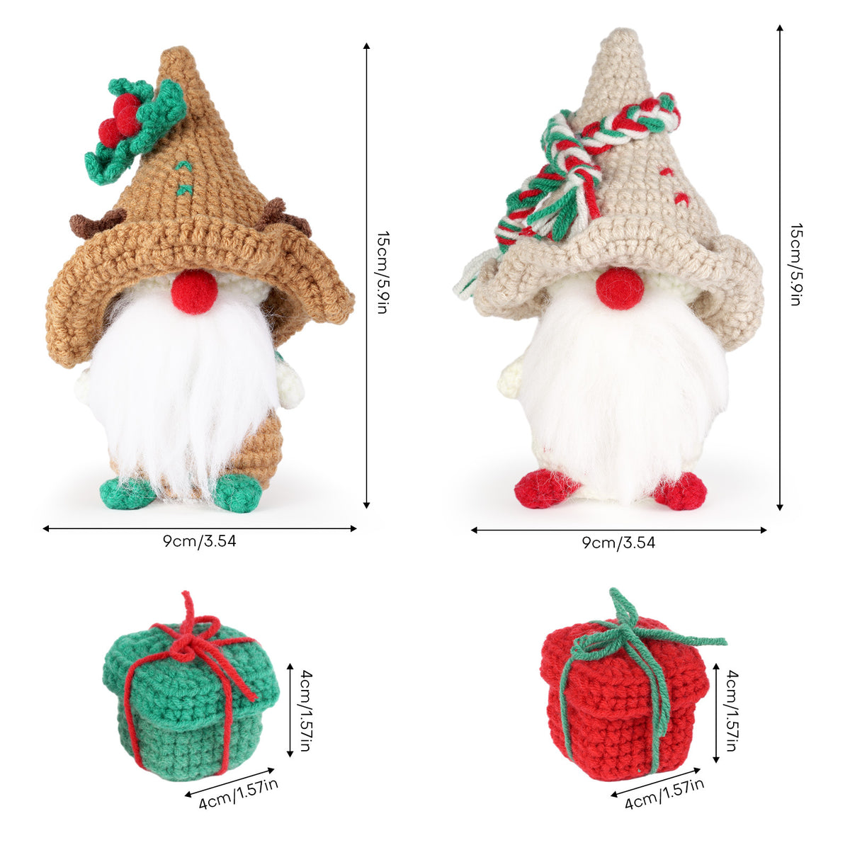 Christmas Gnome Crochet Kit – The Broken Needle