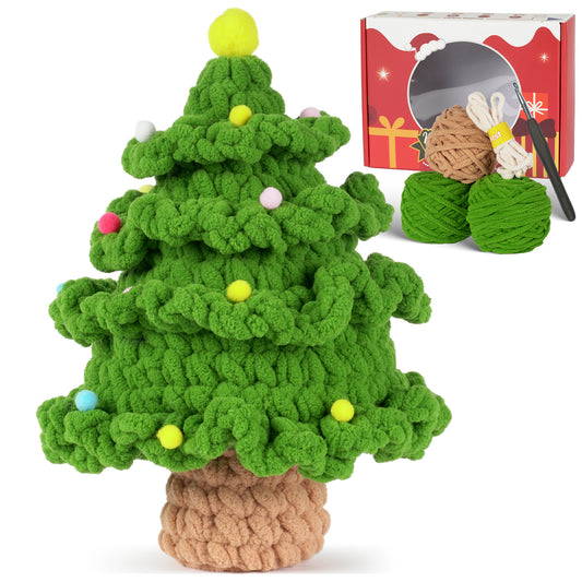 Plush Christmas Tree Crochet Kit