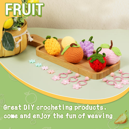 Fruit Key Chain Pendant Crochet Kit