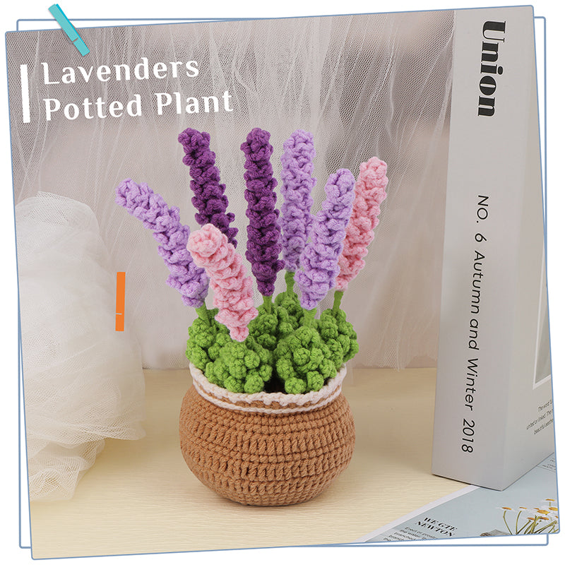 Lavender Pot Crochet Kit