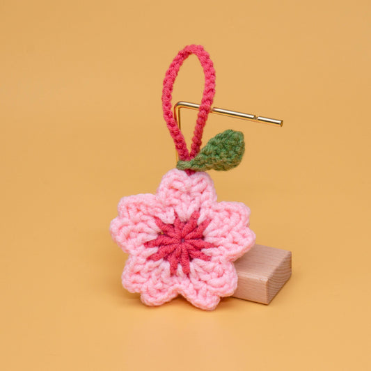 Cherry Blossom Pendant Crochet Kit