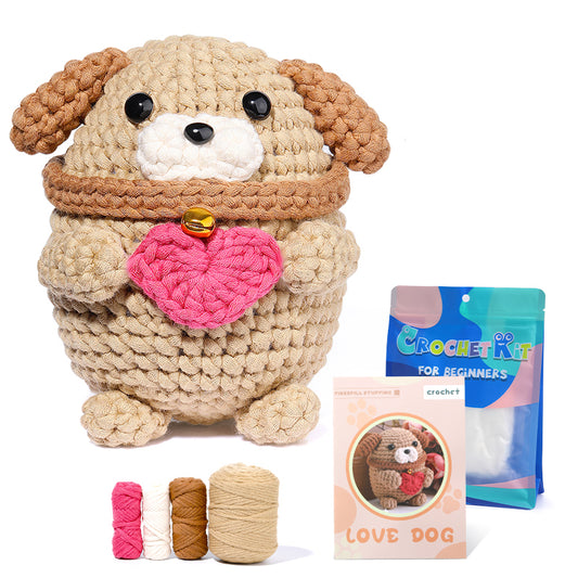 Beige Puppy Mihir Crochet Kit