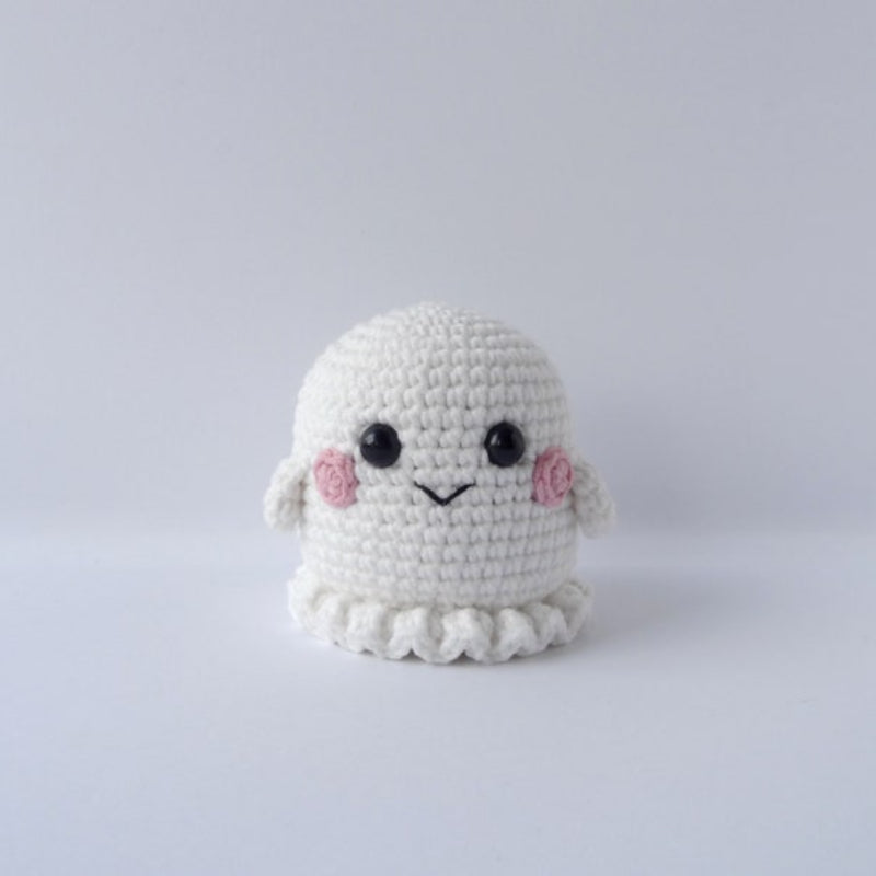 Halloween Cute Ghosts Crochet Pattern+Finished Crafts+ Crochet Kit