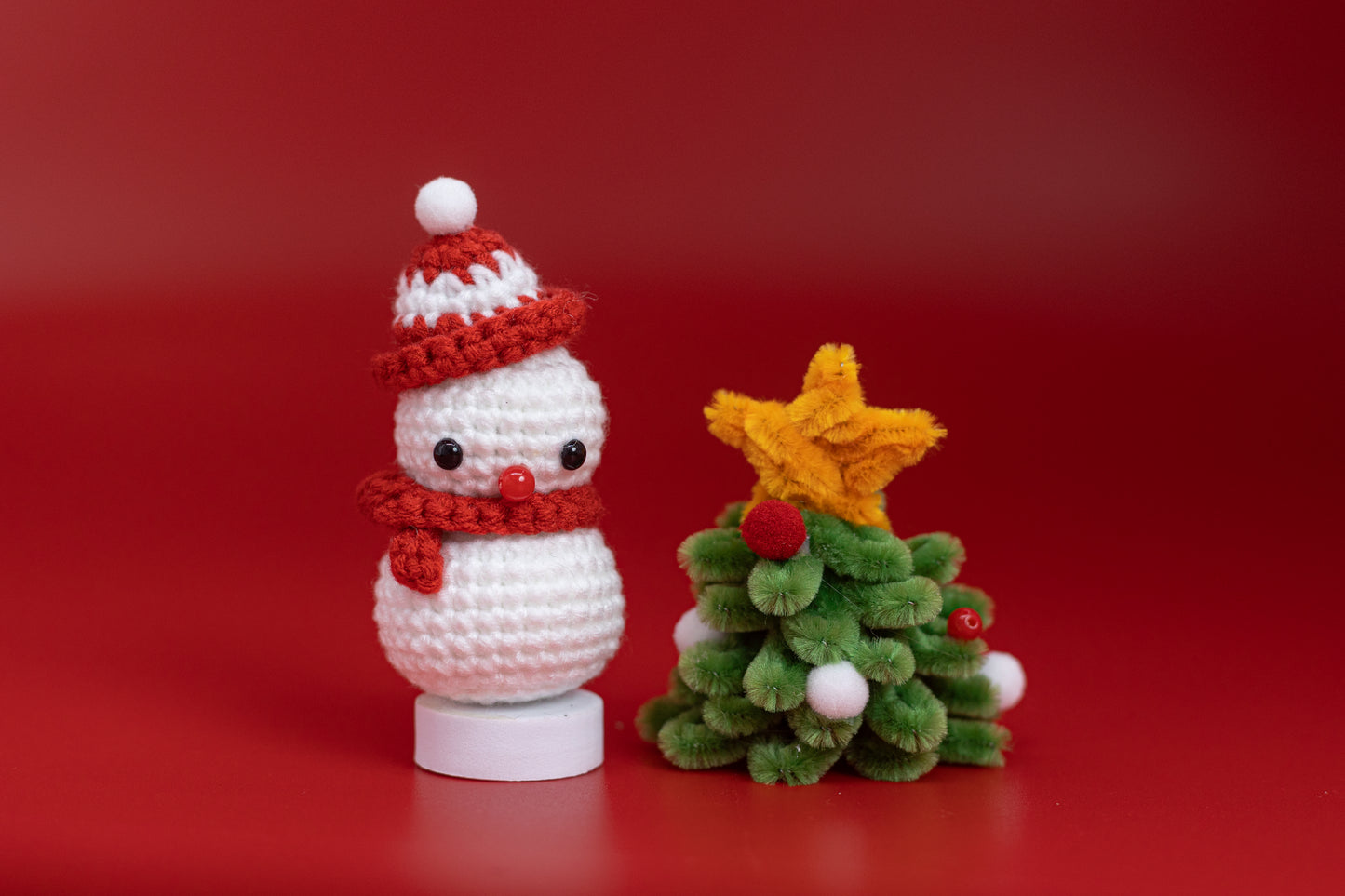 Christmas Snowman Doll Crochet Kit