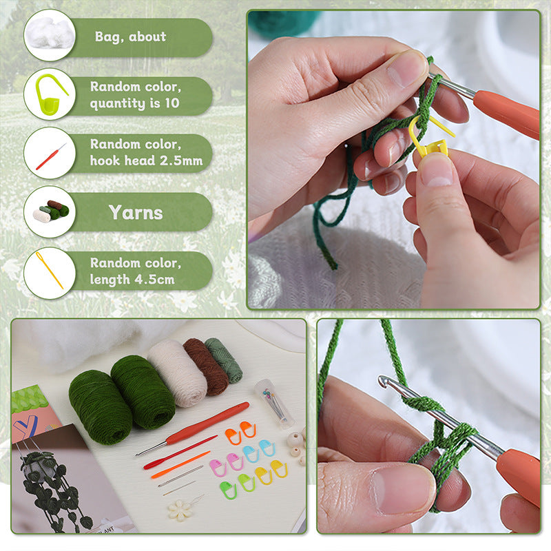 Hope Pepper Hanging Basket Crochet Kit