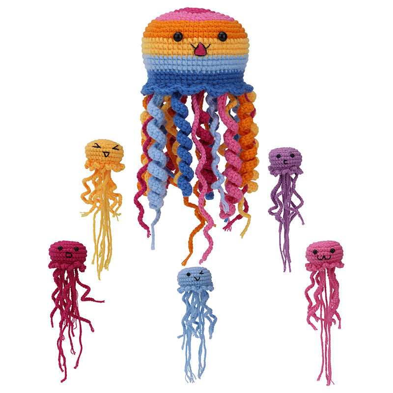 Colorful Jellyfish Doll Baldwin Crochet Kit