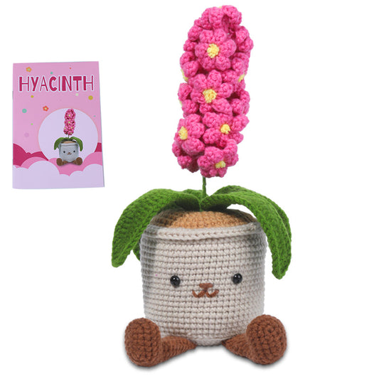 Hyacinth Flower Pot Crochet Kit