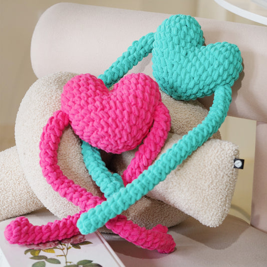 Heart Hug Doll Crochet Kit-Pink + Green