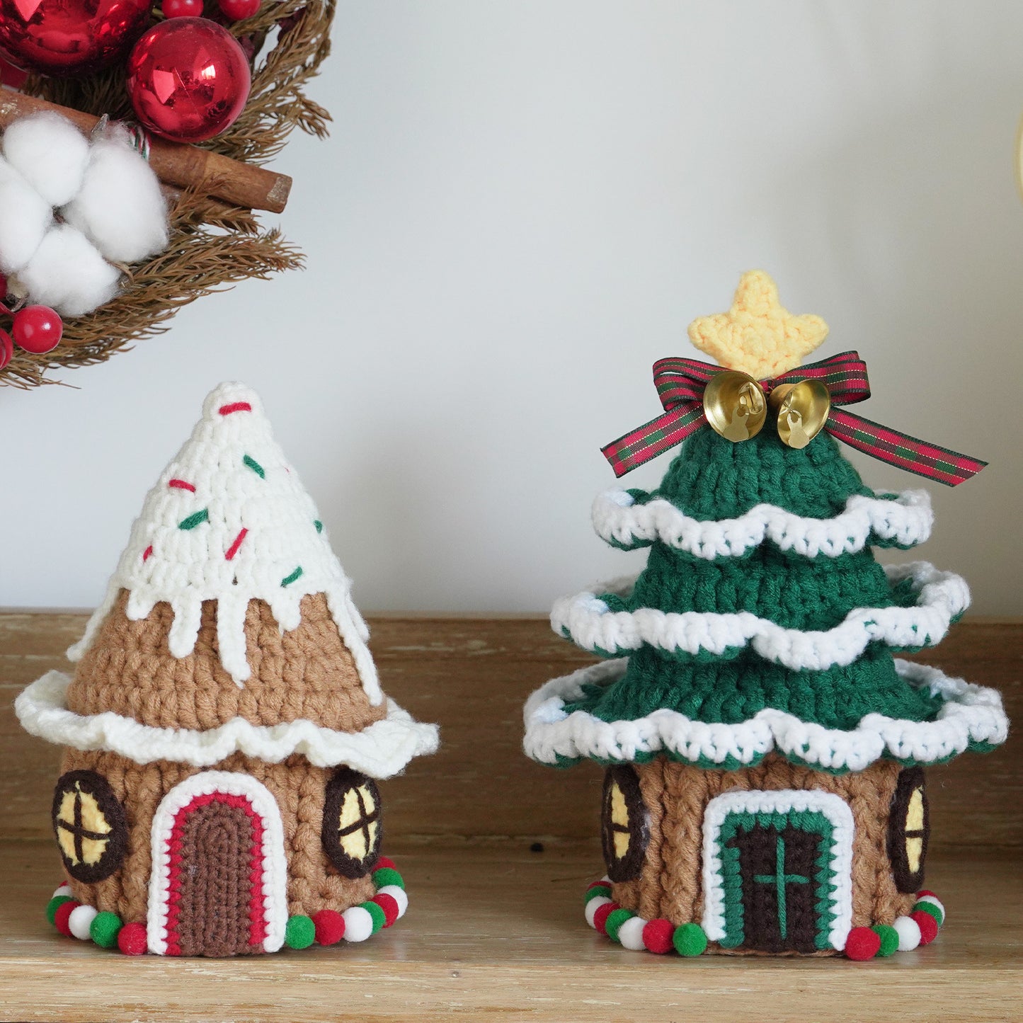 Christmas Igloo Storage Box Crochet Crafts + Crochet Kit