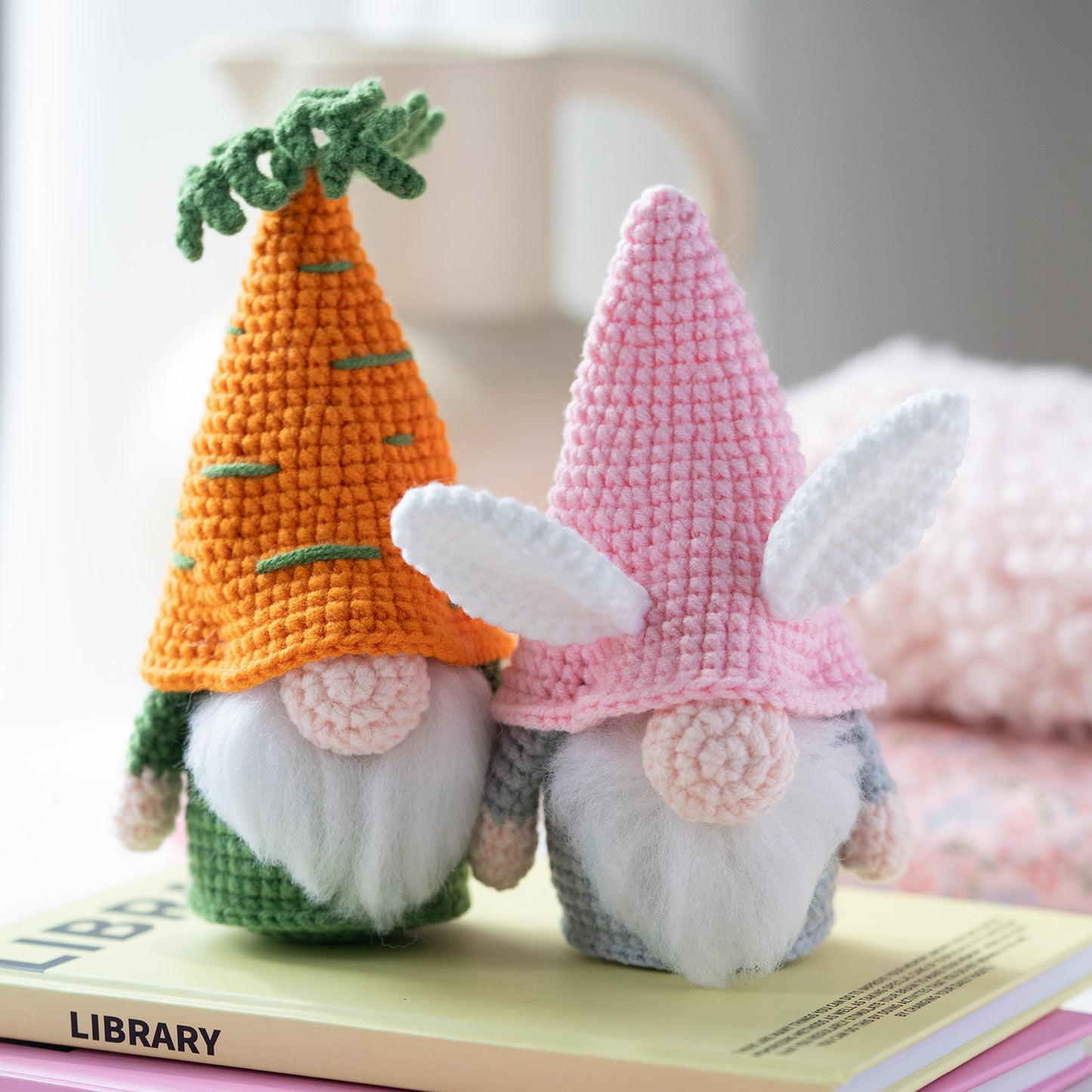 Rabbit Carrot Gnome Doll Ornament Crochet Kit