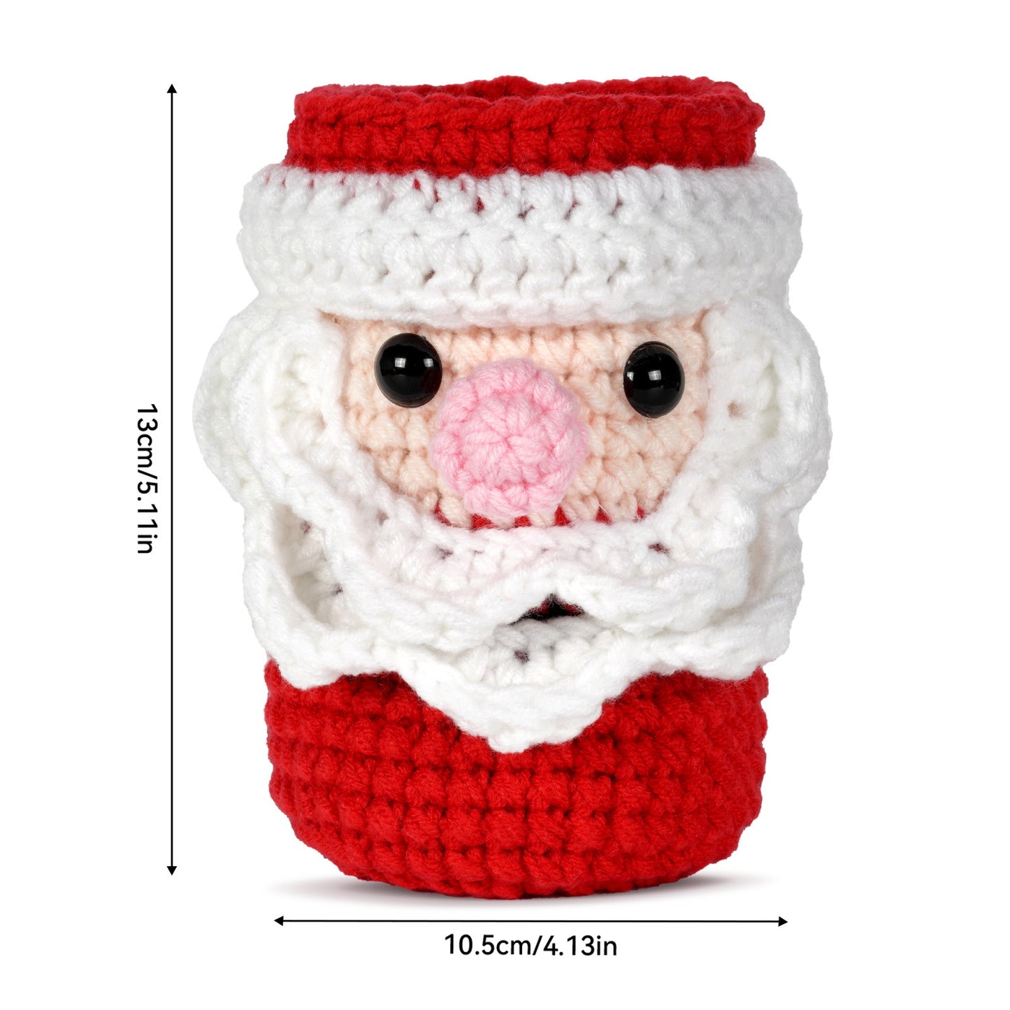 Christmas Santa Claus Pen Holder Crochet Kit