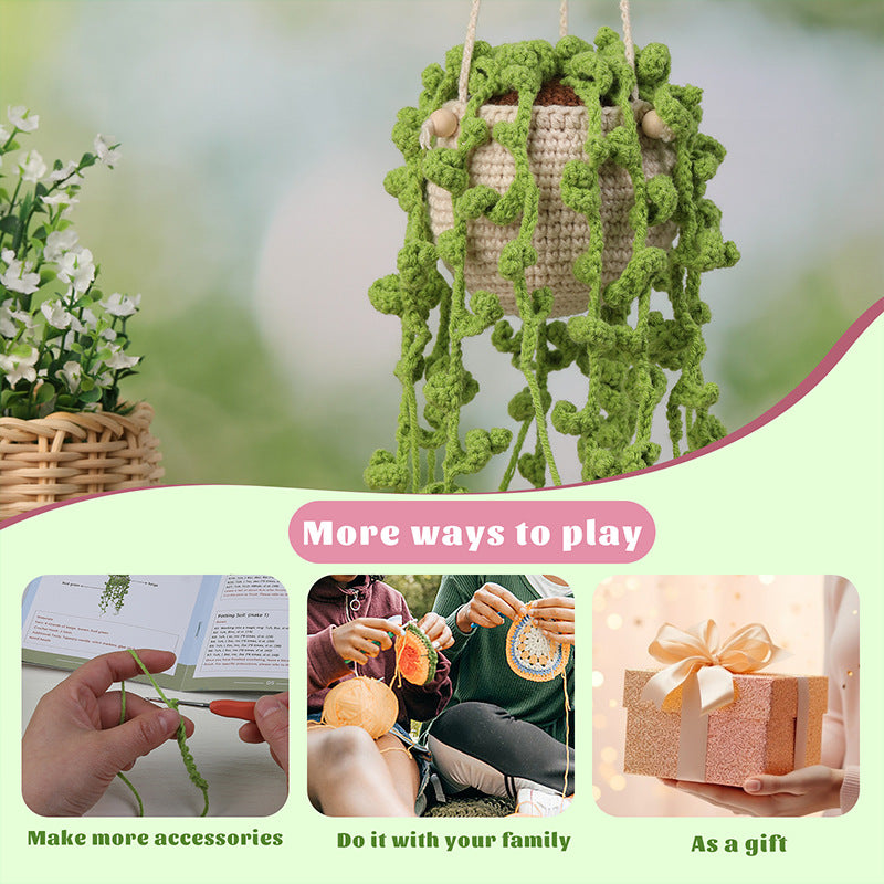 Vine Hanging Basket Crochet Kit