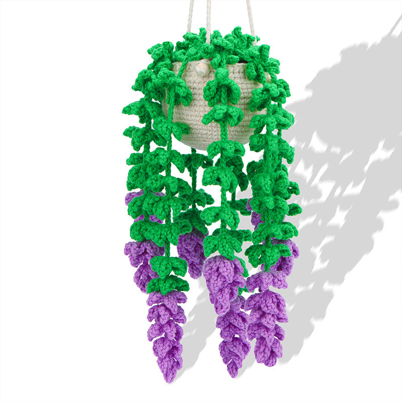 Wisteria Plant Hanging Basket Crochet Kit