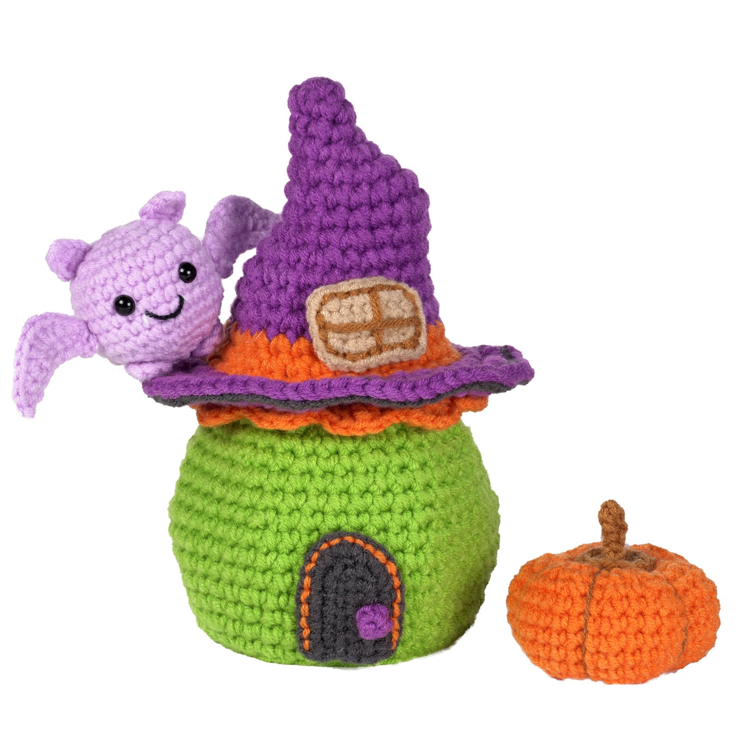 Halloween Magic House Crochet Crafts + Crochet Material Kit