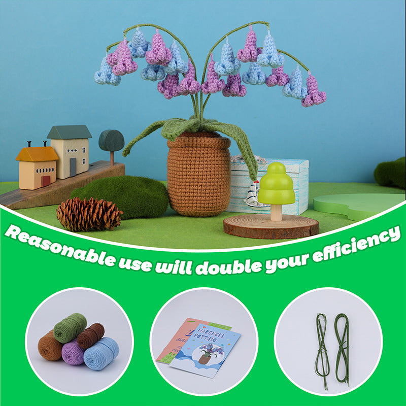 Bluebell Plant Pot Crochet Kit