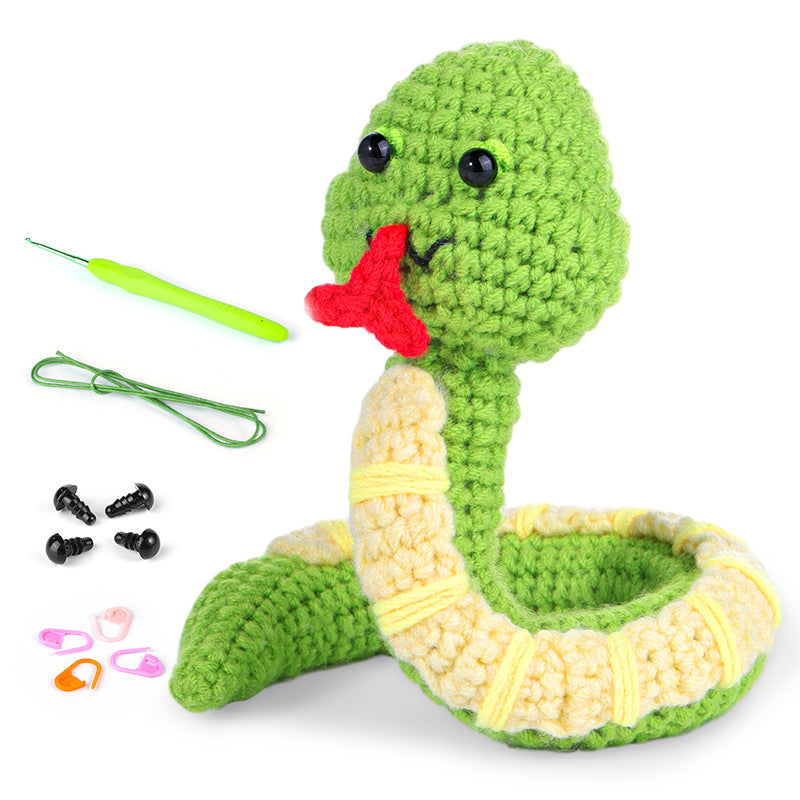 Green Snake Babs Crochet Kit