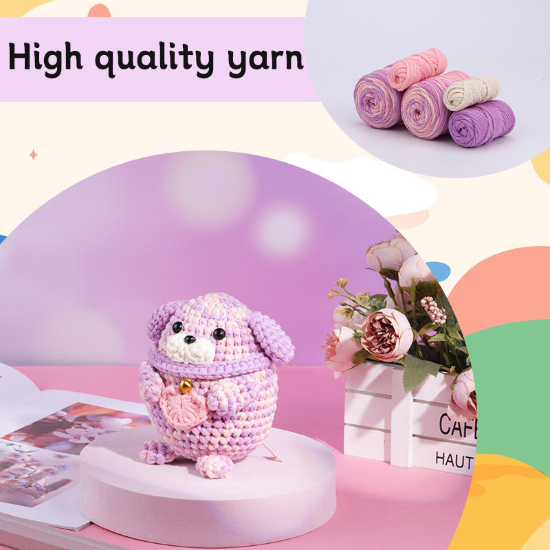 Pink Puppy Aire Crochet Kit