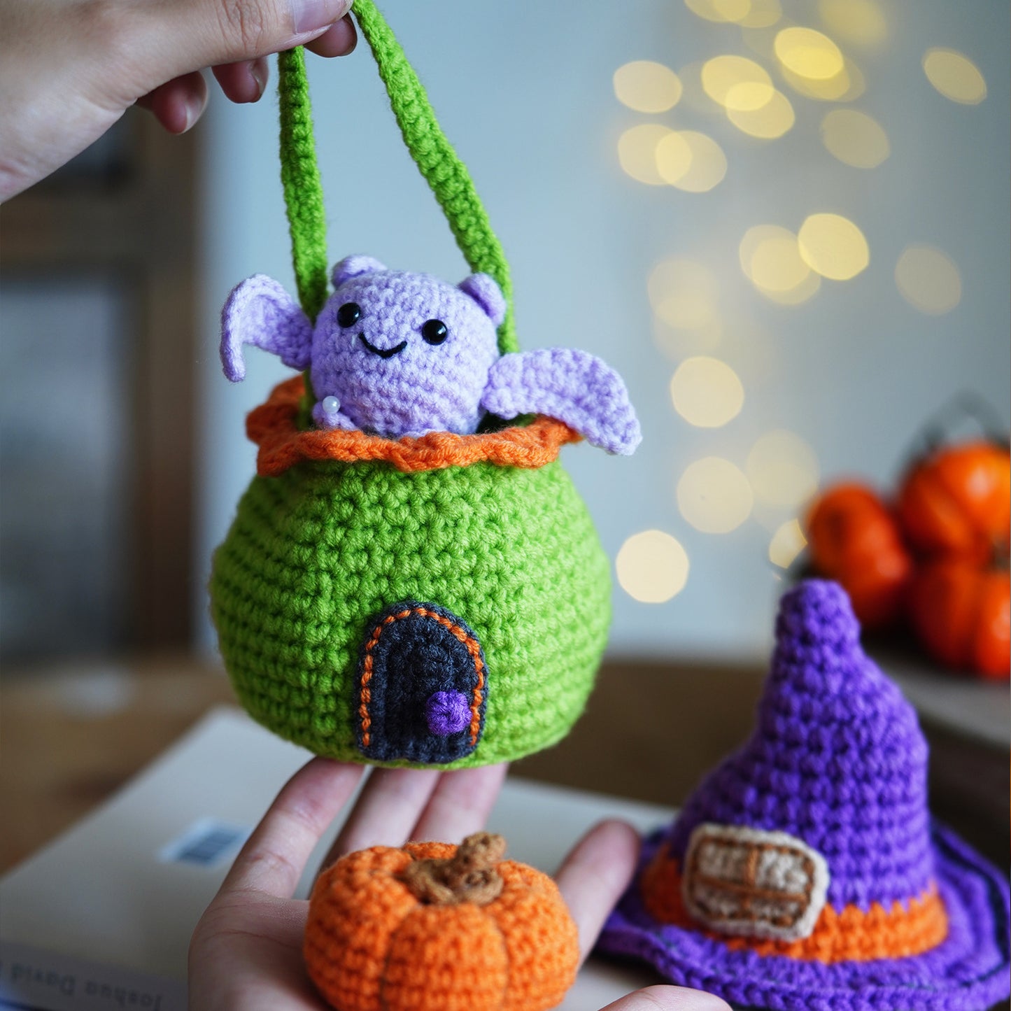 Halloween Magic House Crochet Crafts + Crochet Material Kit