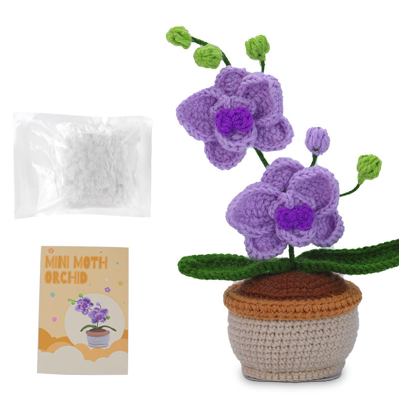 Phalaenopsis Potted Plant Crochet Kit