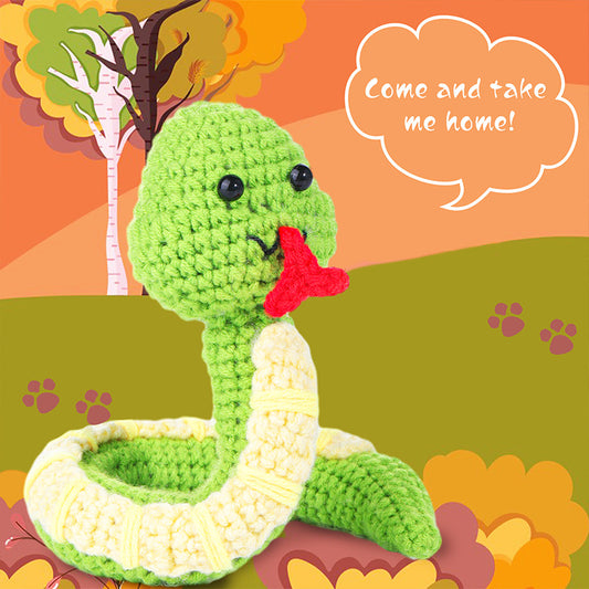 Green Snake Babs Crochet Kit