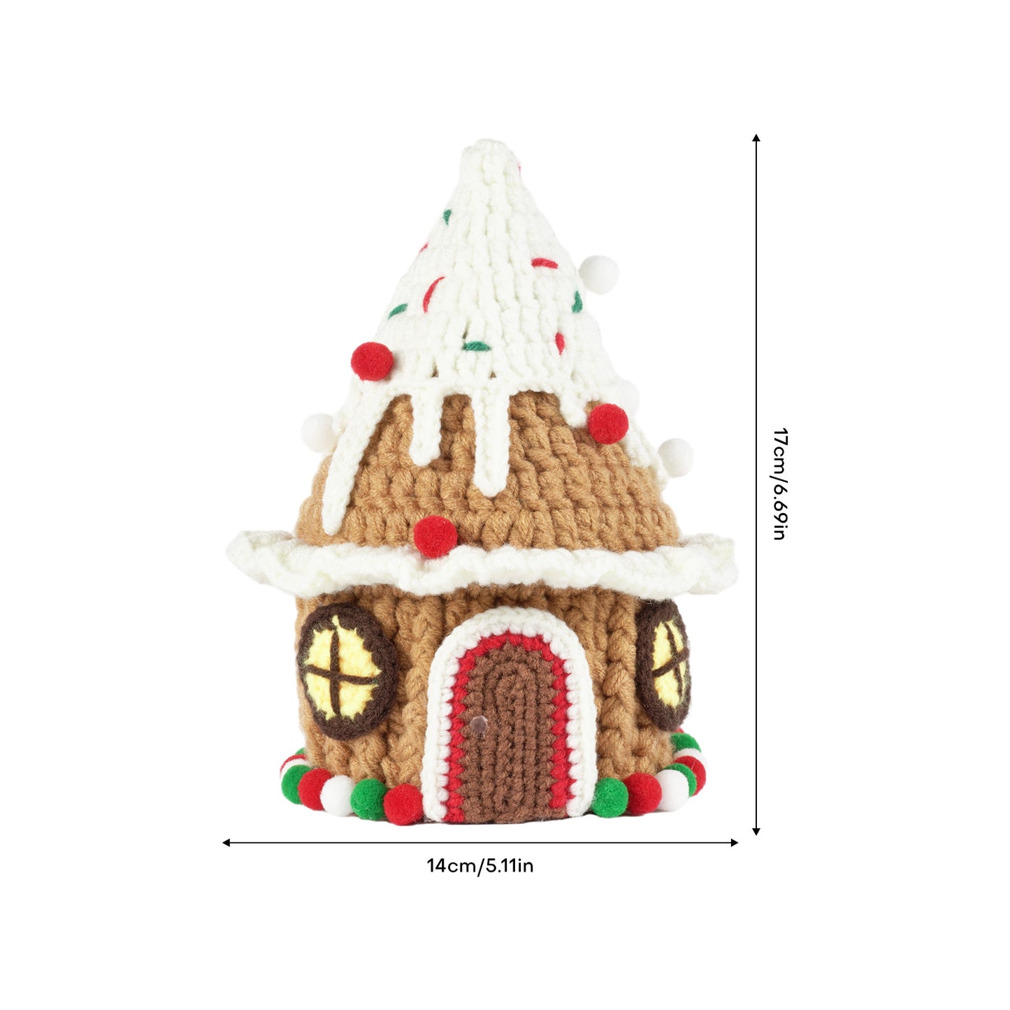 Christmas Igloo Storage Box Crochet Crafts + Crochet Kit