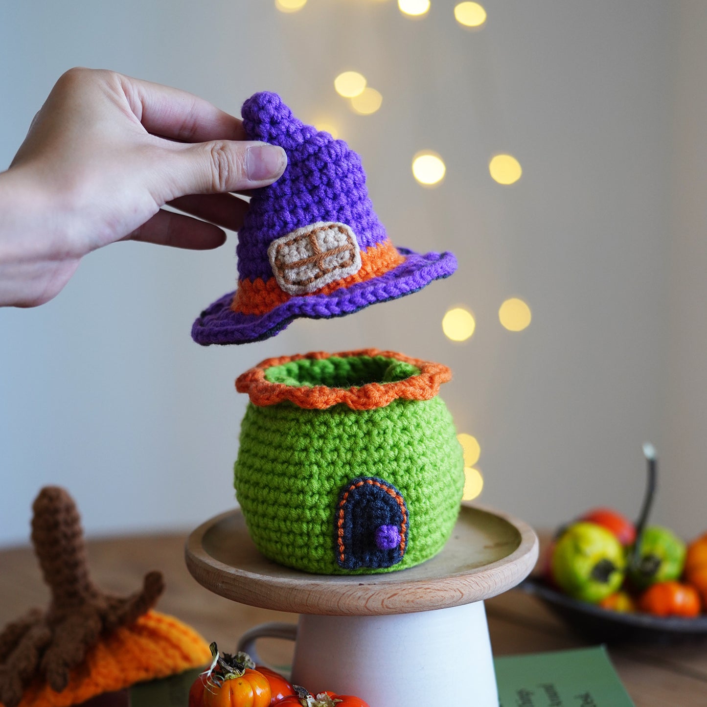 Halloween Magic House Crochet Crafts + Crochet Material Kit