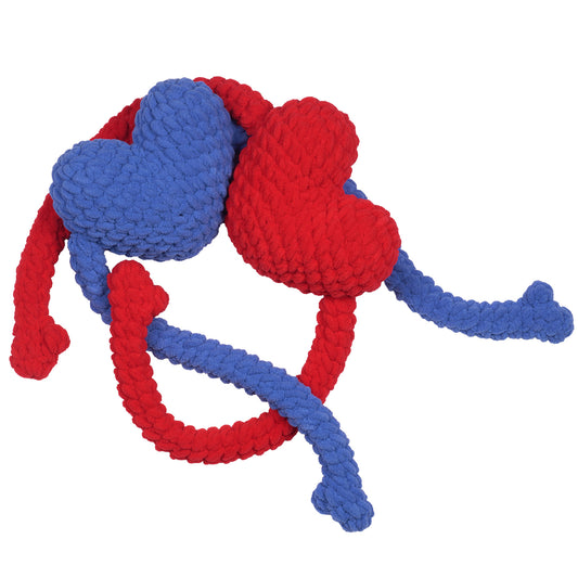 Heart Hug Doll Crochet Kit-Red+ Blue