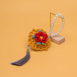 Load image into Gallery viewer, Flower Tassel Sachet Crochet Kit