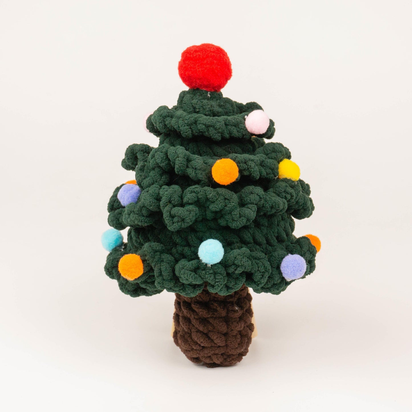 Colorful Christmas Tree Crochet Kit-Green