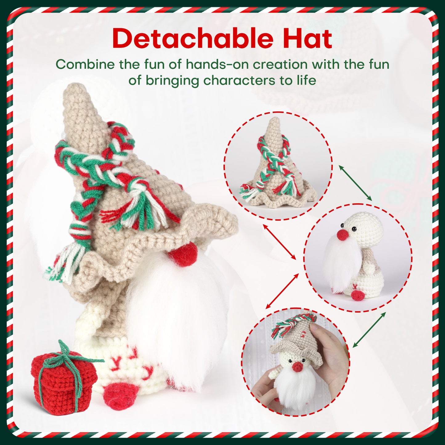 Christmas Gnome Crochet Kit