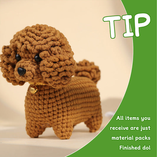 Teddy Puppy Crochet Kit