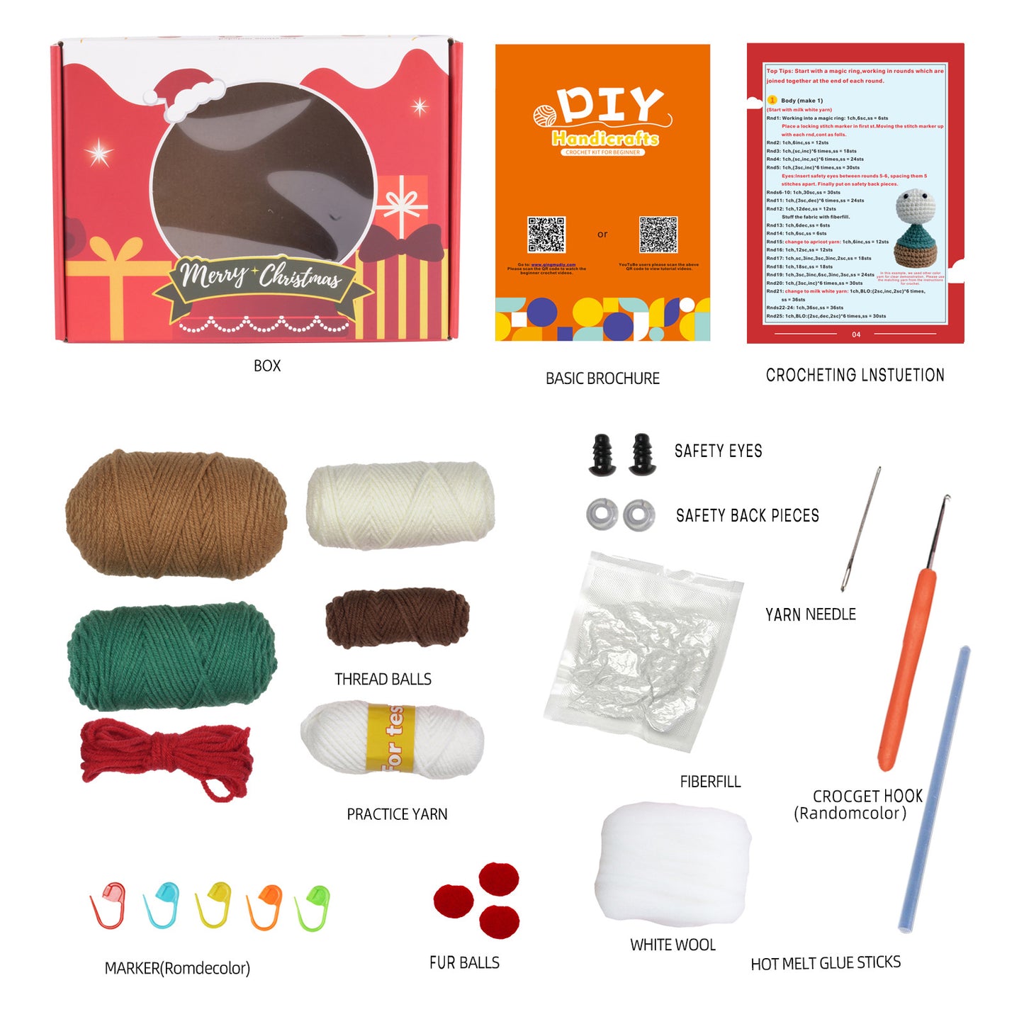 Christmas Gnome Crochet Kit