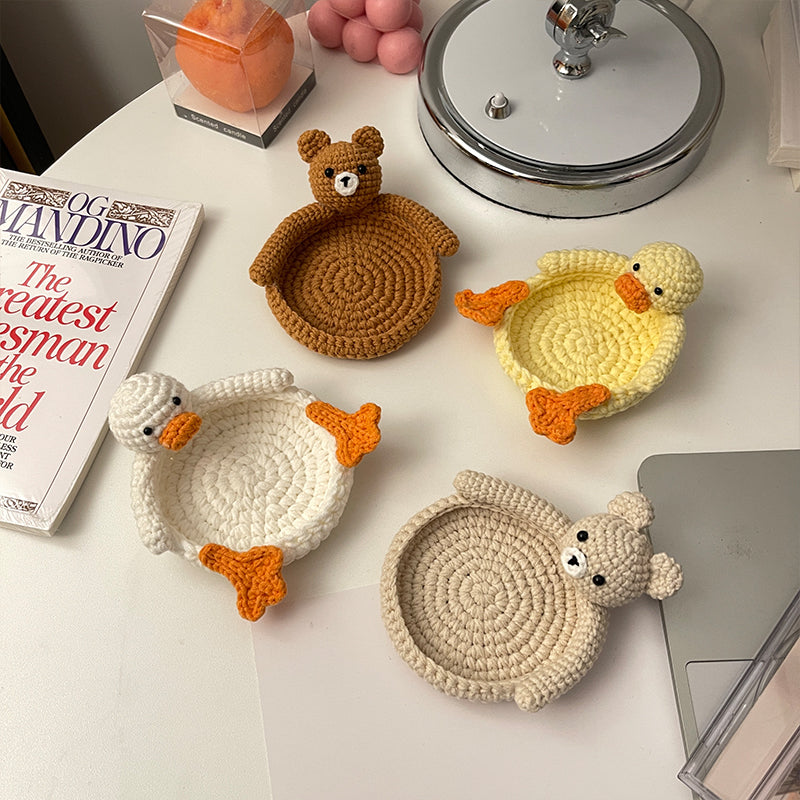 Swimming Duck Cup Coaster Crochet Kit